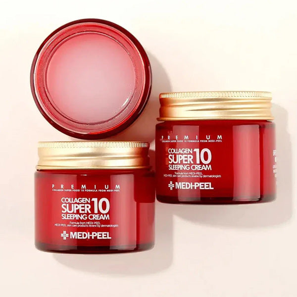 Pretnovecošanās nakts krēms sejai ar kolagēnu | Medi-Peel Collagen Super10 Sleeping Cream