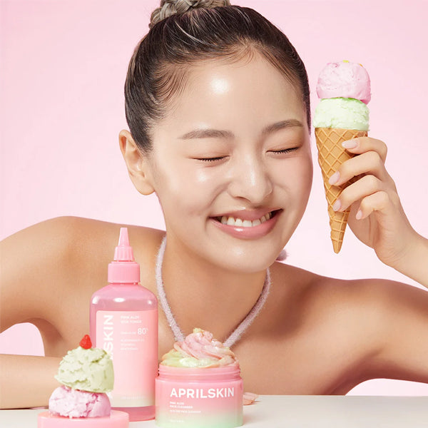 Korejas kosmētika APRILSKIN divi vienā mazgāšanas putas un maska 120g