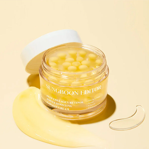 Liftinga un ādas blīvumu atjaunojošs sejas krēms zīdainai, tvirtai un gludai ādai Sungboon Editor Capsule Cream