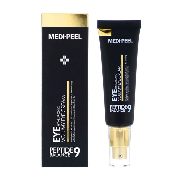Pretnovecošanas krēms priekš acu plakstiņiem ar peptīdiem | Medi-Peel Peptide Balance 9 Eye Hyaluronic Volumy Eye Cream