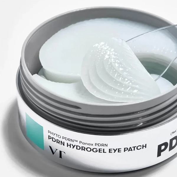Atjaunojoši un pirms lietošanas sakratāmi PDRN hidrogēla acis plāksteri VT Cosmetics