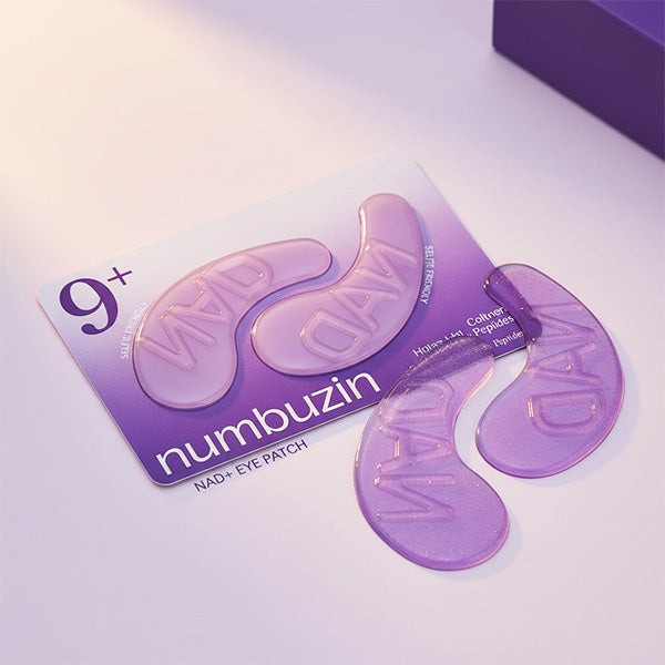 Numbuzin No.9 NAD+ Eye Patches atjaunojošie acu plāksteri ar NAD+ enerģijai un mirdzumam koore