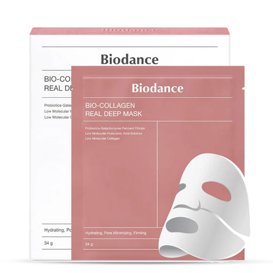Biodance Hydro Cera-nol Real Deep Mask – mitrinoša kolagēna hidrogela sejas maska ar keramīdiem un hialuronskābi.