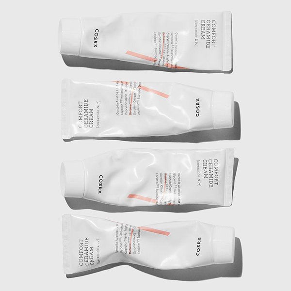 COSRX Balancium Comfort Ceramide Cream - mitrinošs krēms ādas aizsargbarjeras atjaunošanai.