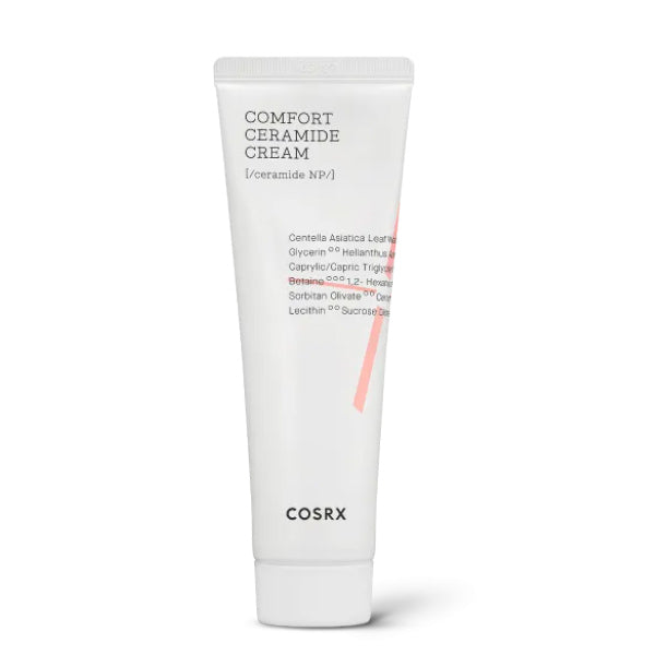 COSRX Balancium Comfort Ceramide Cream – Korejas mitrinošs krēms jutīgai ādai ar ceramīdiem un Centella Asiatica ekstraktu.