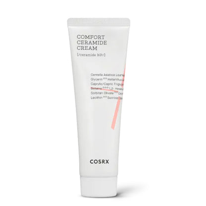 COSRX Balancium Comfort Ceramide Cream – Korejas mitrinošs krēms jutīgai ādai ar ceramīdiem un Centella Asiatica ekstraktu.