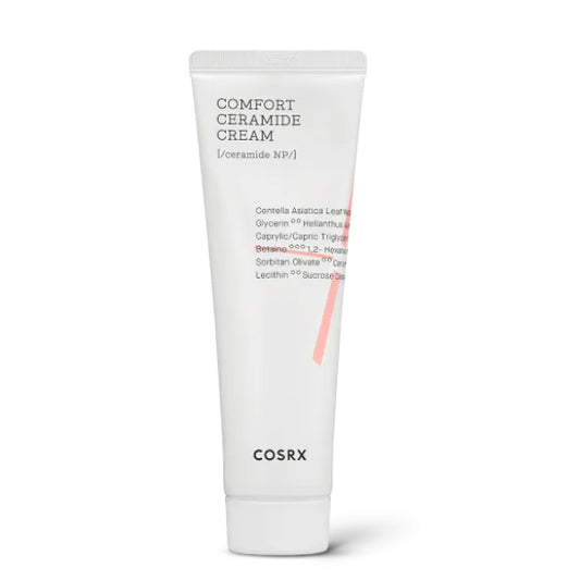 COSRX Balancium Comfort Ceramide Cream – Korejas mitrinošs krēms jutīgai ādai ar ceramīdiem un Centella Asiatica ekstraktu.