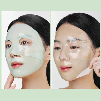 NACIFIC Green Tea Cica Collagen Gel Mask - nomierinoša gēla sejas maska