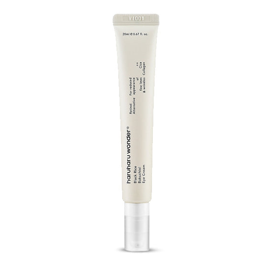 Haruharu Wonder Black Rice Bakuchiol Eye Cream – acu krēms ar bakuchiolu un fermentētu melno rīsu ekstraktu.