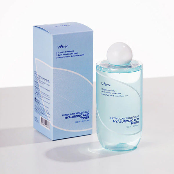 Isntree Ultra-Low Molecular Hyaluronic Acid Toner - intensīvi mitrinošs toneris
