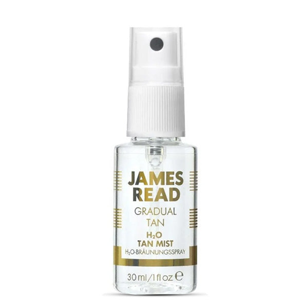 JAMES READ Gradual Tan H2O Tan Mist – paštonējošs sejas sprejs ar rožūdeni un aloe vera, piemērots visiem ādas tipiem