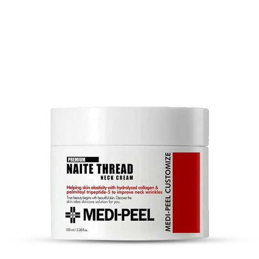 MEDI-PEEL Collagen Naite Thread kakla krēms – Korejas kosmētika kakla ādas nostiprināšanai, elastībai un grumbu mazināšanai.