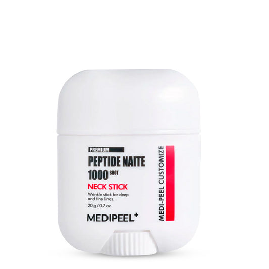 MEDI-PEEL Premium Peptide Naite 1000 Neck Stick – Korejas kosmētika, peptīdu balzams kakla ādai, kas mitrina, izlīdzina un uzlabo ādas elastību.