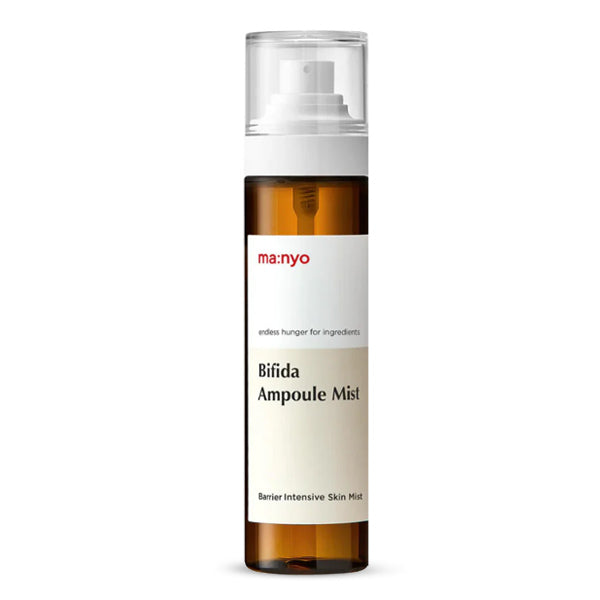 Manyo Bifida Ampoule Mist mitrinošs sejas sprejs ar Bifida fermentu – izsmidzināms līdzeklis visiem ādas tipiem