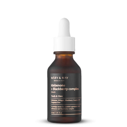 Mary&May Idebenone and Blackberry Complex serums – antioksidantu serums no Korejas nobriedušai un jutīgai ādai 30 ml koore.lv