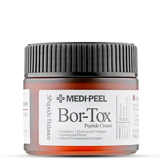Medi-Peel Peptide-Tox Bor Cream — liftinga anti-novecošanās krēms ar peptīdiem, hialuronskābi un kolagēnu