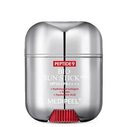 Medi-Peel Peptide 9 Bio Sun Stick PRO SPF50+ PA++++ saules aizsargstiks – SPF50+ aizsardzība un peptīdu kopšana vienā
