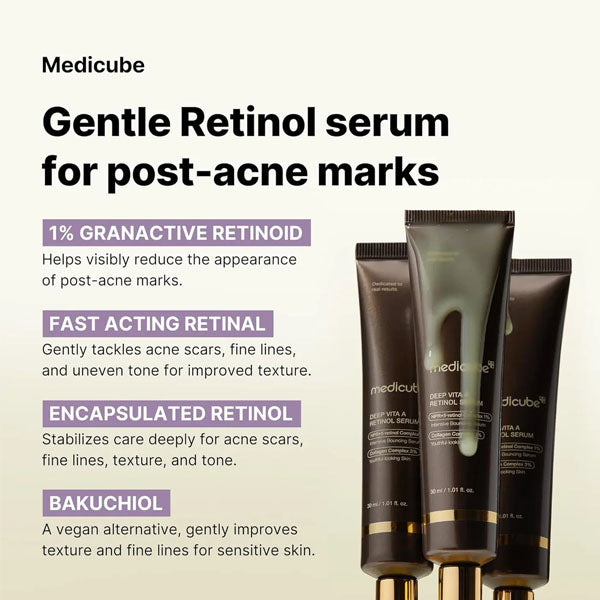 Medicube retinola serums pieejams koore.lv