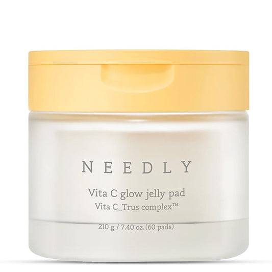 NEEDLY Vita C Glow Jelly Pad – izgaismojoši želejas spilventiņi sejas kopšanai