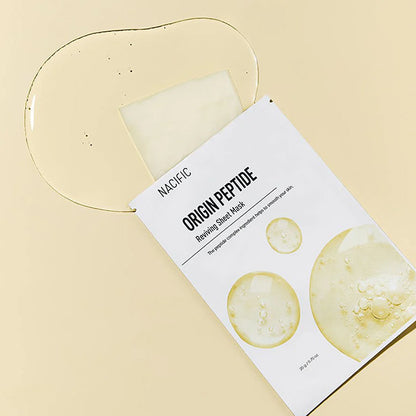 NACIFIC Origin Peptide Reviving Sheet Mask - lokšņu sejas maska ar peptīdiem