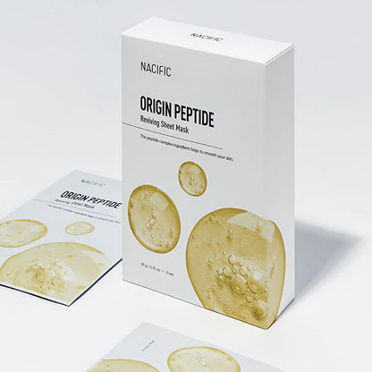 NACIFIC Origin Peptide Reviving Sheet Mask - lokšņu sejas maska ar peptīdiem