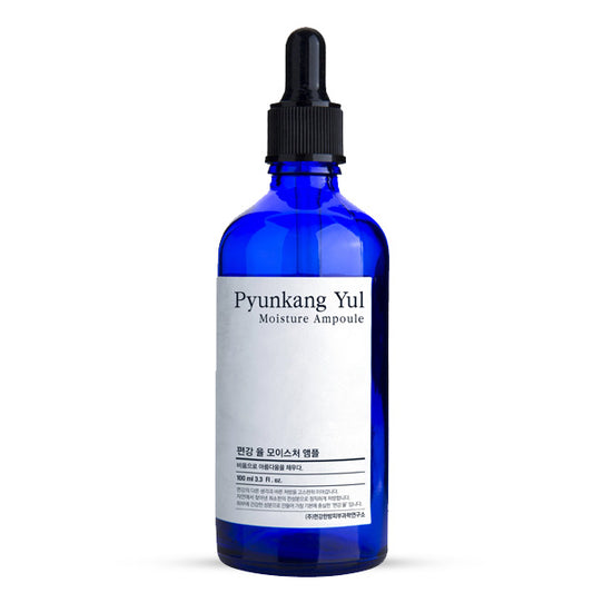 Pyunkang Yul Moisture Ampoule – mitrinošs sejas serums ar Japānas zelta diegu, piemērots jutīgai un sausai ādai