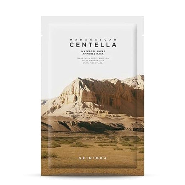 SKIN1004 Madagascar Centella Watergel Sheet Ampoule Mask – Korejas kosmētika, mitrinoša maska ar Centella Asiatica ekstraktu