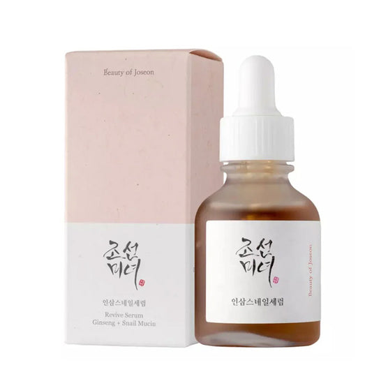 Vieglā un ātri iesūcošā Beauty of Joseon Revive Serum tekstūra