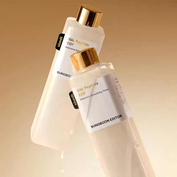 Izlīdzinošs un pirms lietošanas sakratāms sejas toniks Sungboon Editor Silk Peptide