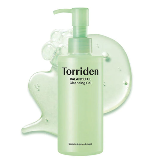 Torriden Balanceful Cleansing Gel – Korejas sejas attīrīšanas gēls ar nomierinošu centellu un poras attīrošu lipohidroksi skābi.