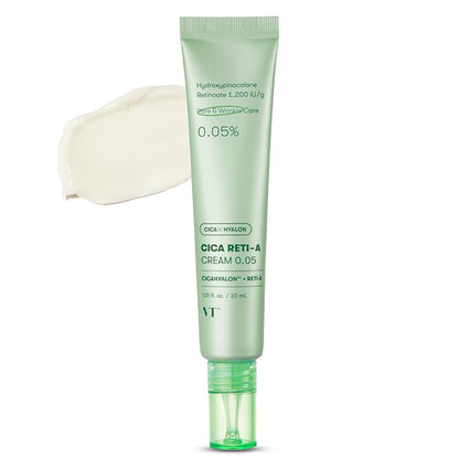 VT Cosmetics Cica Reti-A Cream – retinola sejas krēms pret grumbām un pigmentāciju
