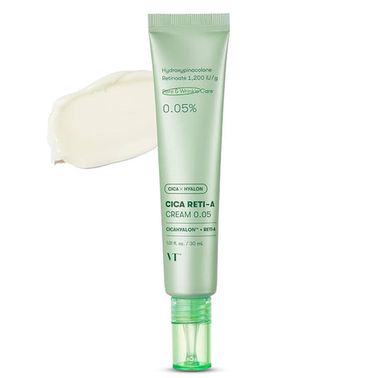 VT Cosmetics Cica Reti-A Cream – retinola sejas krēms pret grumbām un pigmentāciju