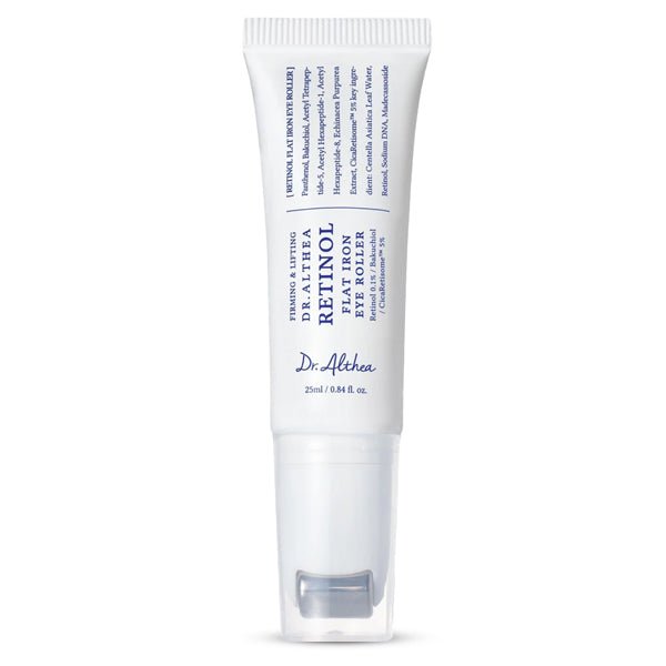 Acu krēms ar masāžas uzgali un 0.1% retinolu | Dr. Althea Retinol Flat Iron Eye Roller - KOORE