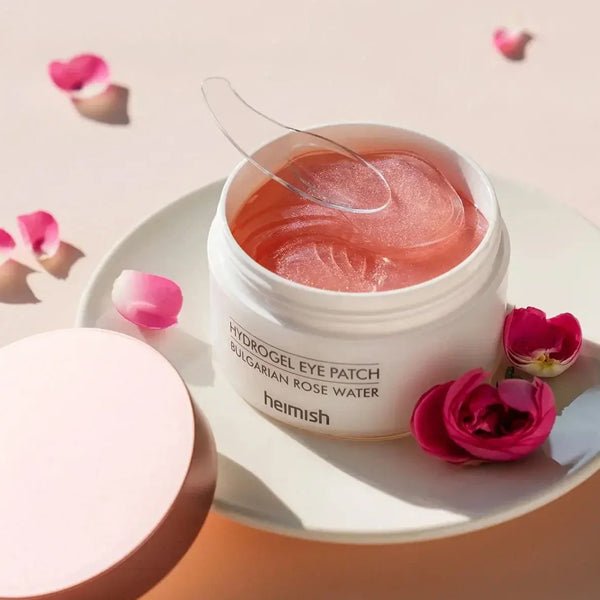Acu patči ar rožūdeni | Heimish Bulgarian Rose Water Hydrogel Eye Patch - KOORE