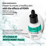 Ādas elastību un tvirtumu atjaunojošs sejas serums ar PDRN | Vt Cosmetics PDRN Cica Exosome Ampoule - KOORE