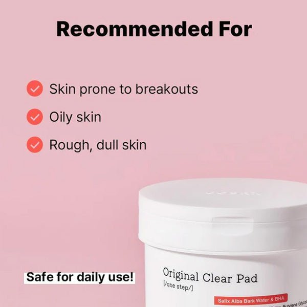 Ādas tekstūru uzlabojoši vates diski | COSRX One Step Original Clear Pad - KOORE