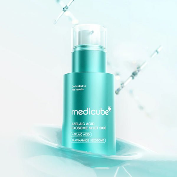 Ādas tekstūru uzlabojošs serums ar azelaīnskābi | Medicube Azelaic Acid Exosome Shot Ampoule 2000 - KOORE