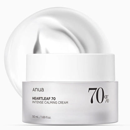 Anua Heartleaf 70 Intense Calming Cream 50ml iepakojums
