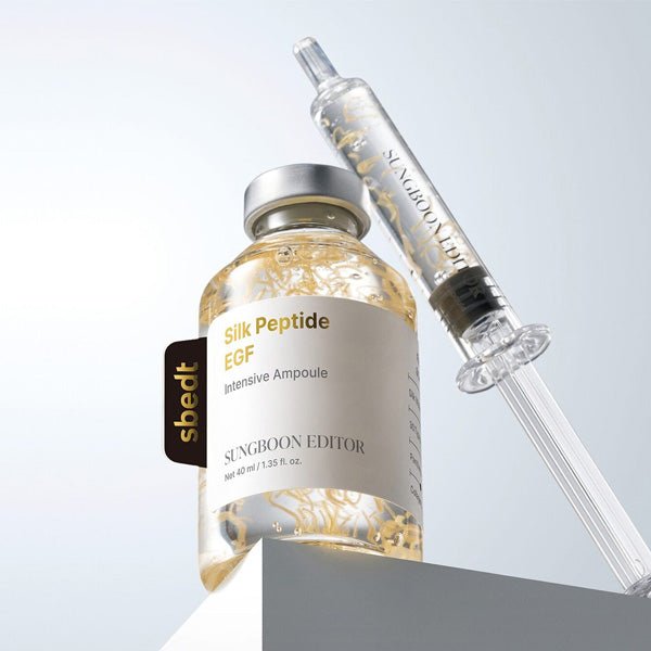 Atjaunojoša liftinga ampula ar zīda peptīdiem un EGF | Sungboon Editor Silk Peptide EGF Intensive Ampoule - KOORE