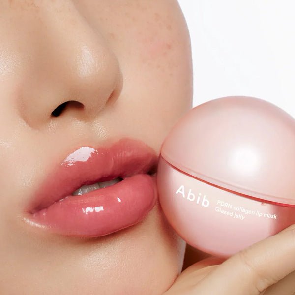 Atjaunojoša lūpu maska ar PDRN un kolagēnu | Abib PDRN Collagen Lip Mask Glazed Jelly - KOORE