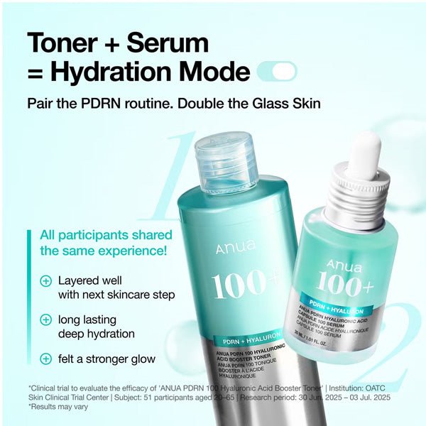 Atjaunojošs hialuronskābes toneris ar PDRN | Anua PDRN 100 Hyaluronic Acid Booster Toner - KOORE
