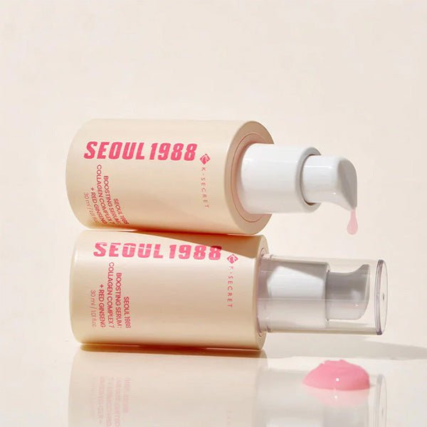 Atjaunojošs serums ar kolagēnu un sarkano žeņšeņu | K-SECRET Seoul 1988 Boosting Serum: Collagen Complex + Red Ginseng - KOORE