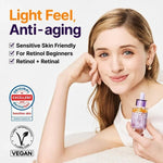 PURITO Retinol Retinal 2000 NAD+ seruma vieglā tekstūra