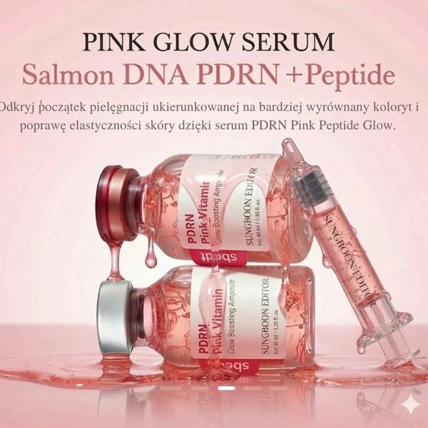 Atjaunojošs un mirdzumu piešķirošs serums ar PDRN | Sungboon Editor PDRN Pink Vitamin Glow Boosting Ampoule - KOORE