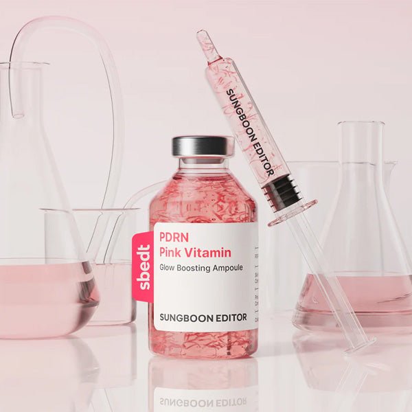 Atjaunojošs un mirdzumu piešķirošs serums ar PDRN | Sungboon Editor PDRN Pink Vitamin Glow Boosting Ampoule - KOORE