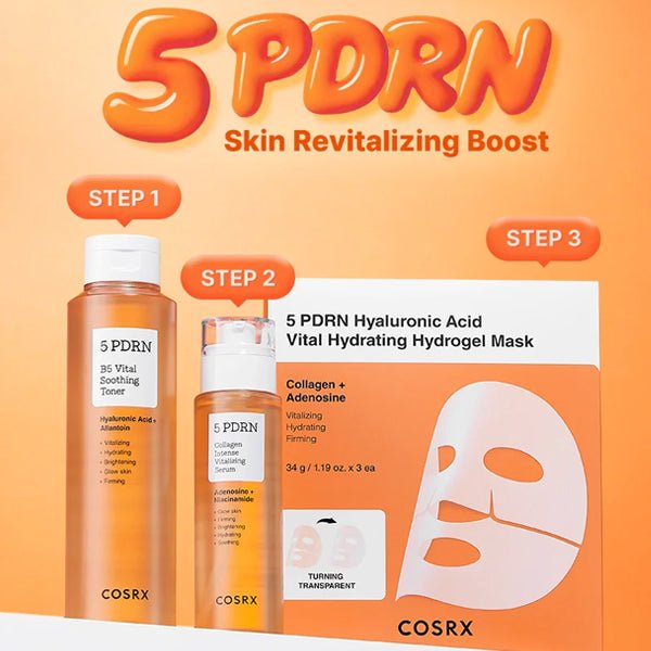 Atjaunojošs un nomierinošs toneris ar PDRN | COSRX 5 PDRN B5 Vital Soothing Toner - KOORE
