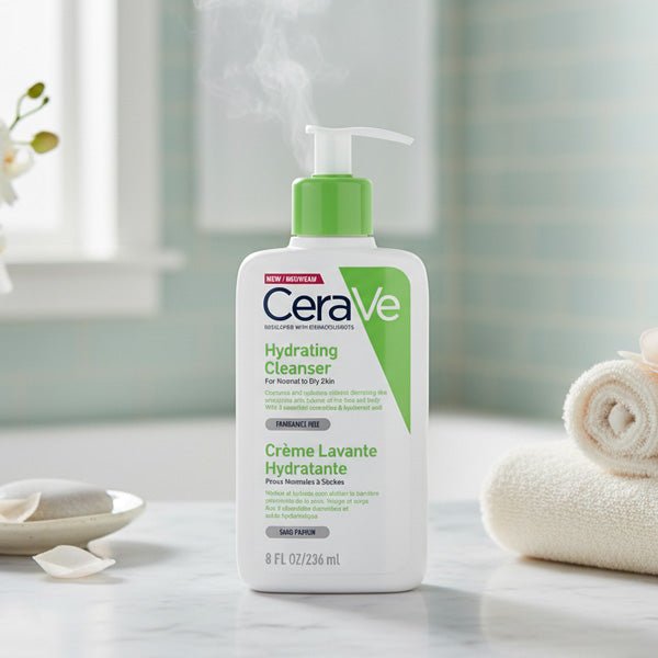 Attīroša emulsija ar mitrinošu efektu normālai un sausai ādai | CeraVe Hydrating Cleanser - KOORE