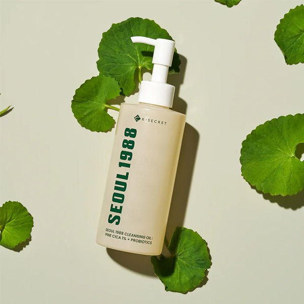 Attīrošā sejas eļļa | K - Secret Seoul 1988 Cleansing Oil : Pine Cica 1% + Probiotics - KOORE
