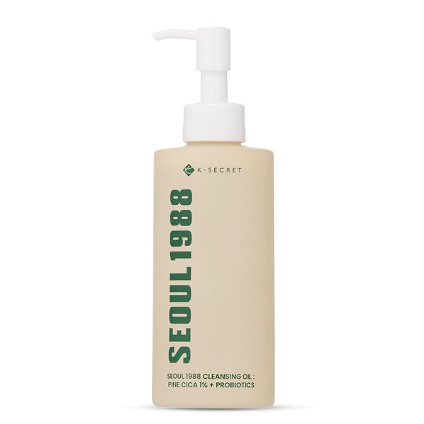 Attīrošā sejas eļļa | K - Secret Seoul 1988 Cleansing Oil : Pine Cica 1% + Probiotics - KOORE
