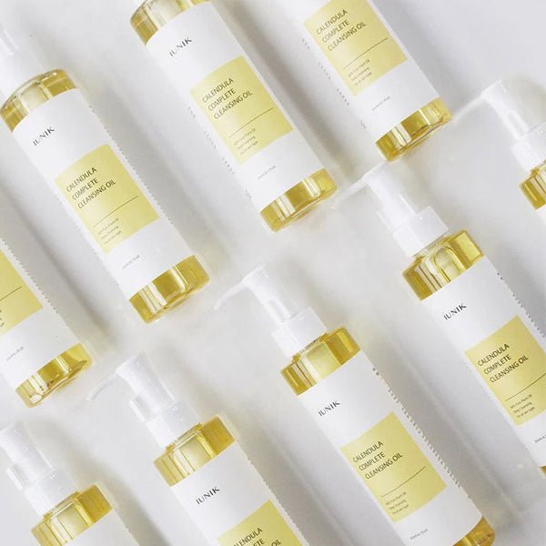 Dziļi attīroša sejas eļļa ar kliņģerīšu un jojobas eļļu iUNIK Cleansing Oil